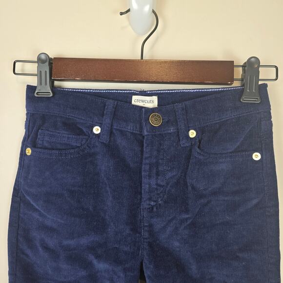 Crewcuts Navy Runaround Corduroy Pants Girls Size 8 - Picture 2 of 4